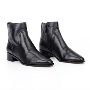 Cole Haan Naia Booties – Black Leather – Size 5 1/2 – New Without Box